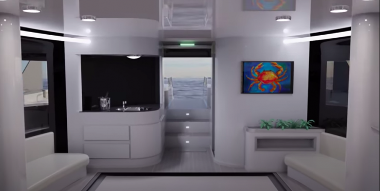 This Solar-Powered Catamaran Superyacht Concept is Amphibious This Solar-Powered Catamaran Superyacht Concept is Amphibious