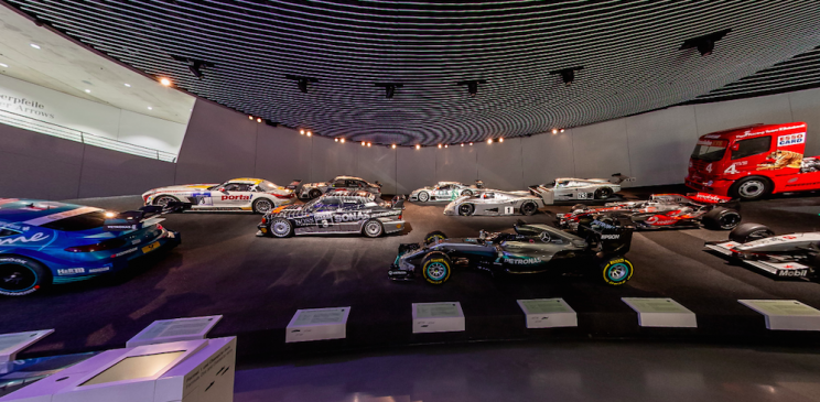 virtual tour mercedes benz museum