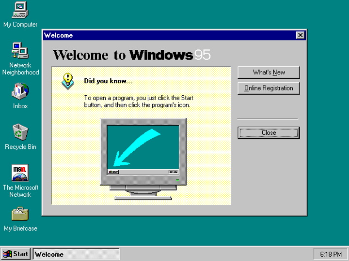 Windows 95 Windows 95