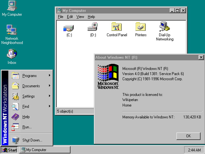 Windows NT Windows NT