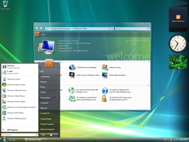 Windows Vista Windows Vista