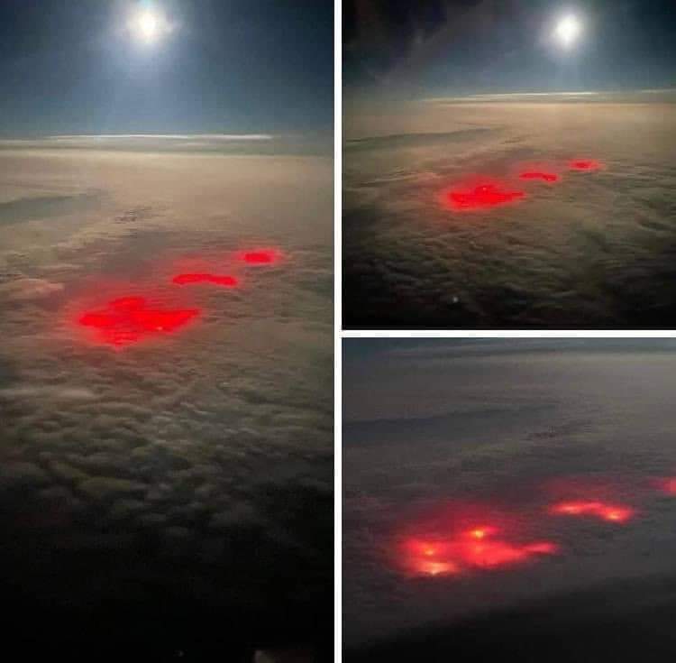A mysterious red glow over the Pacific Ocean leaves a pilot baffled A mysterious red glow over the Pacific Ocean leaves a pilot baffled