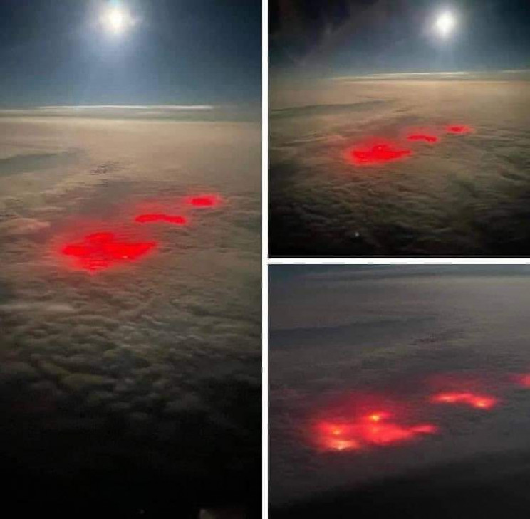 A mysterious red glow over the Atlantic Ocean leaves a pilot baffled A mysterious red glow over the Atlantic Ocean leaves a pilot baffled