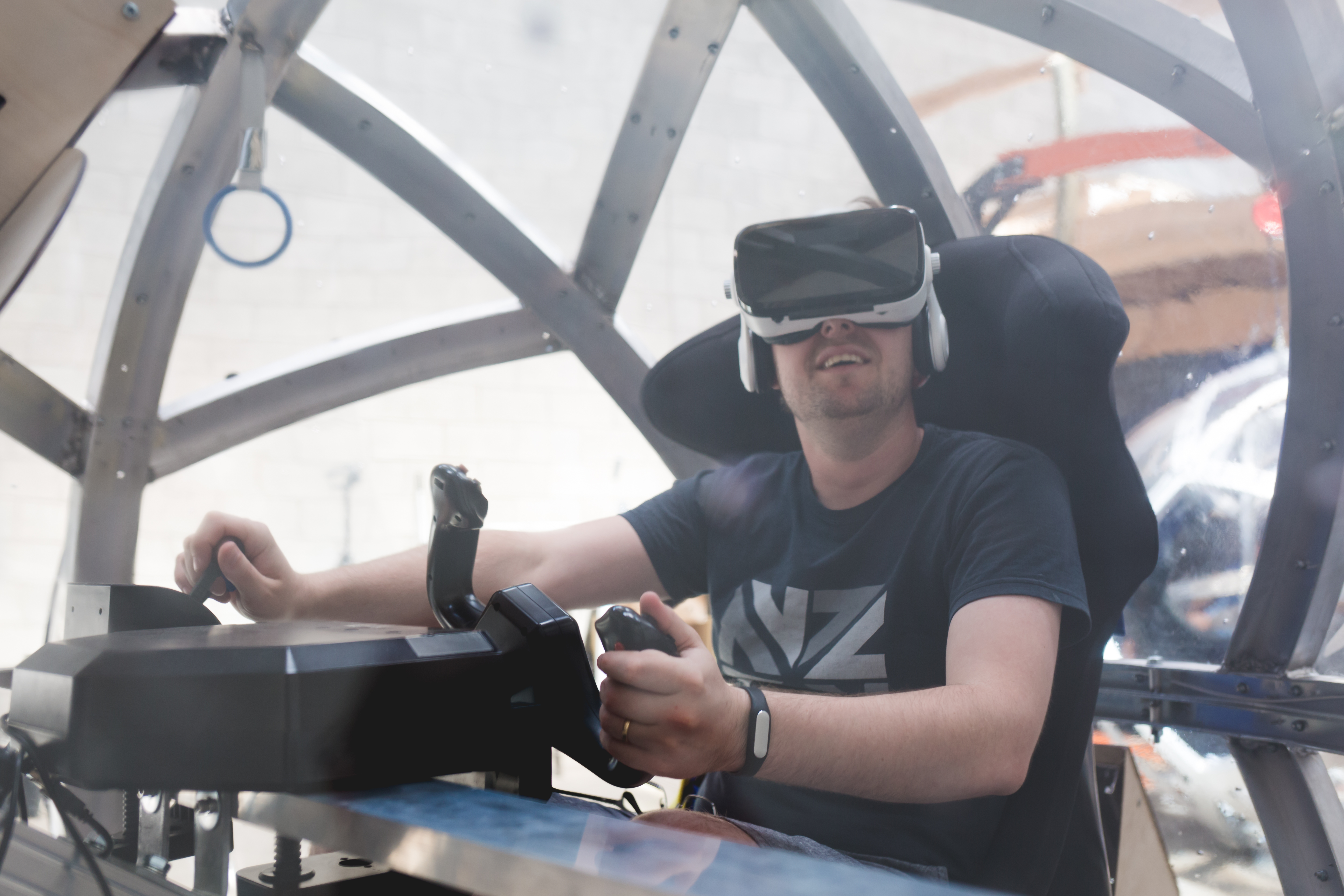The New Rotating Hamsterball VR-Motion Simulator Can Help Military Train Pilots The New Rotating Hamsterball VR-Motion Simulator Can Help Military Train Pilots