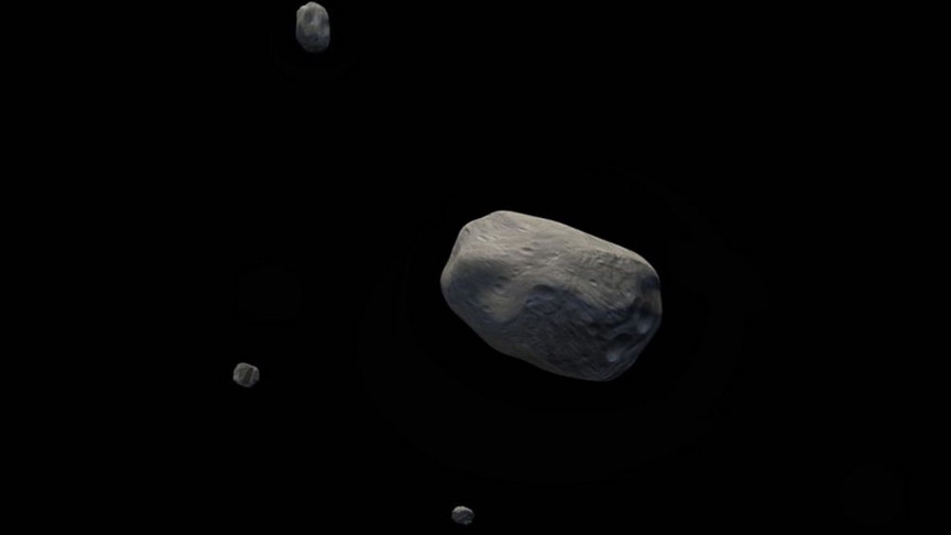 A new algorithm reveals the first triple-moon asteroid ever discovered - Vimarsana News