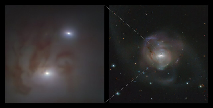 Two Supermassive Black Holes Are On Course for a Violent Collision Two Supermassive Black Holes Are On Course for a Violent Collision