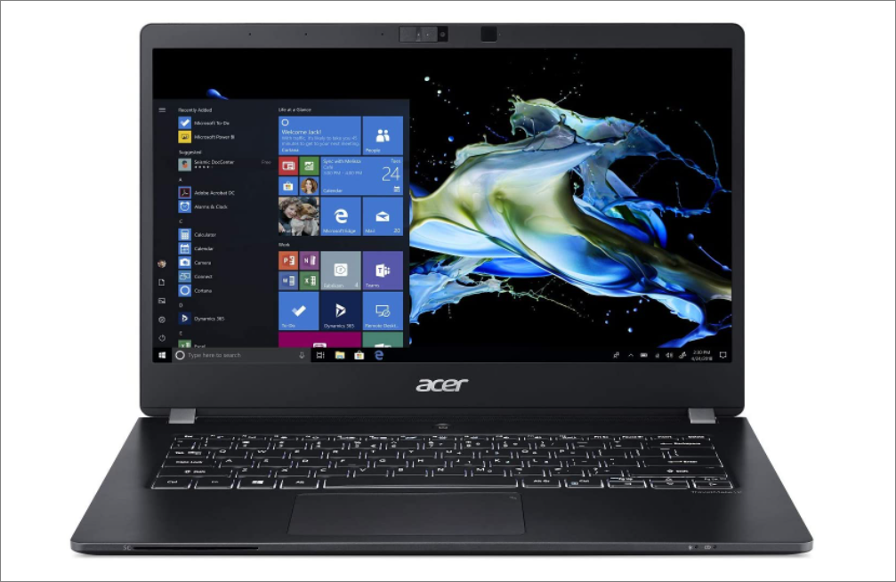 Acer TravelMate P6 Black laptop
