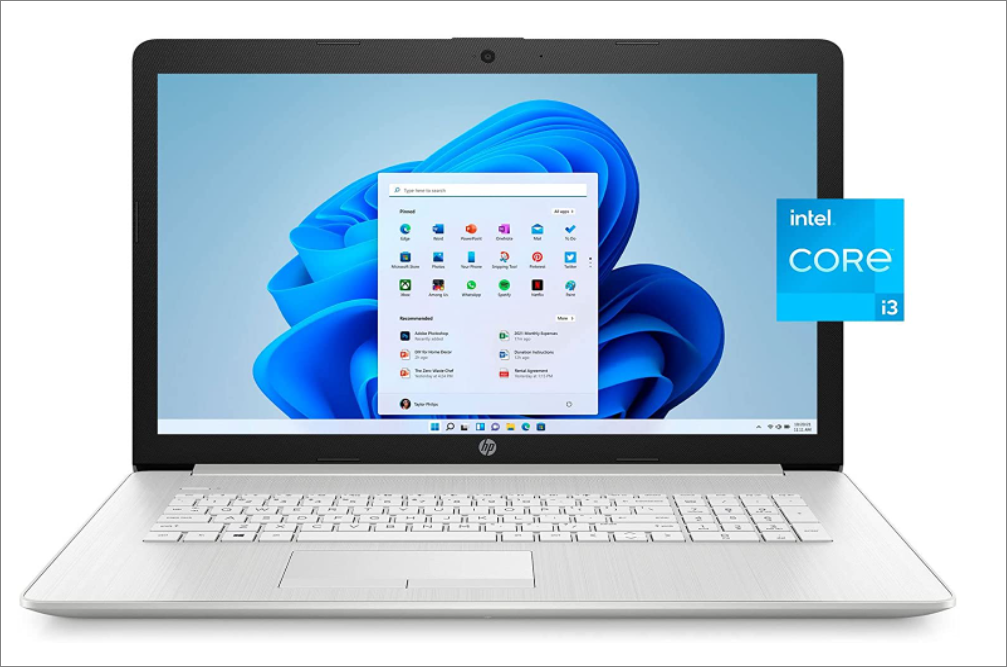 HP 17.3 inch Business Laptop Silver laptop