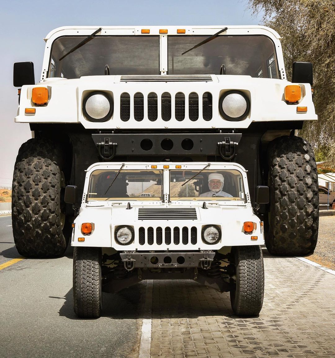 Hummer H1 X3 The World's Largest Hummer H1 is a twostory building on
