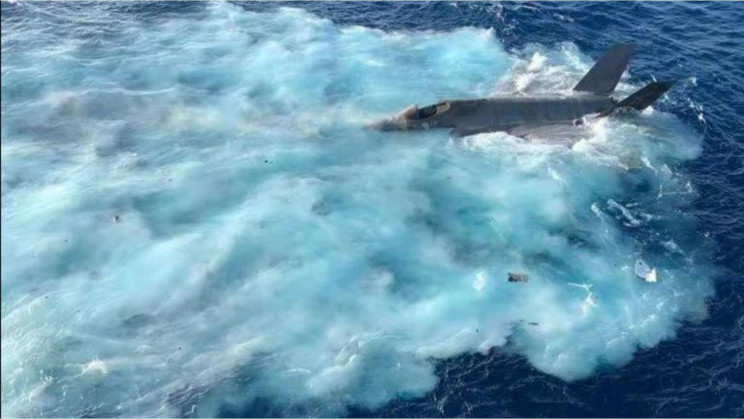 The Leaked F-35C Crash Photos Are Genuine, Confirmed the US Navy