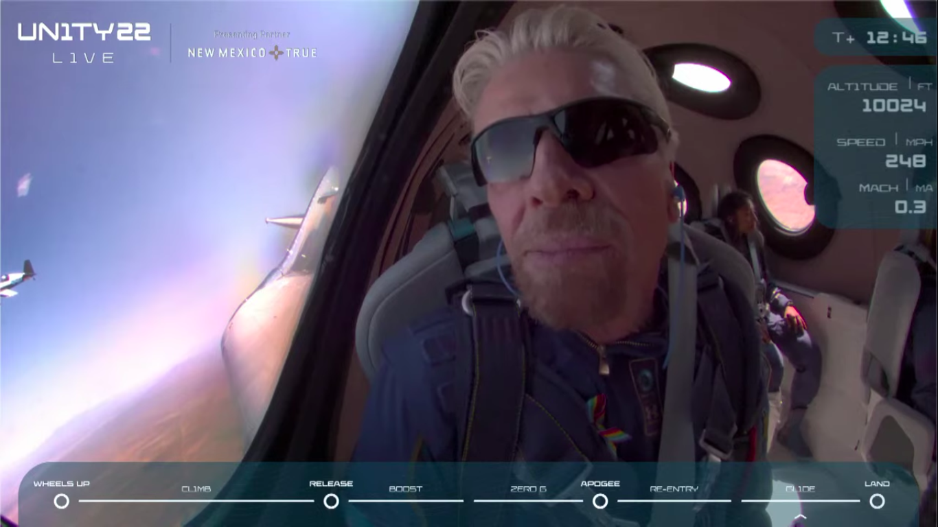 Richard Branson Becomes the First Billionaire in Space Richard Branson Becomes the First Billionaire in Space
