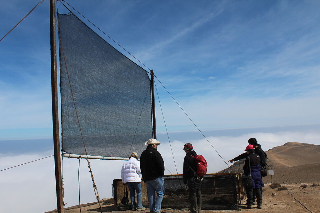 water from air fog nets