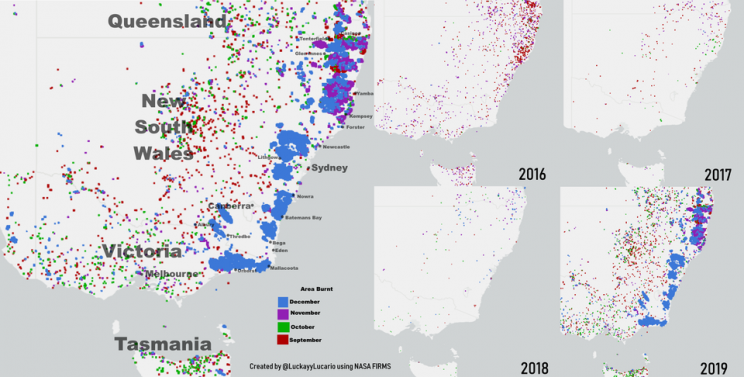 5 Images That Show the Devastating Scale of the Australia Bushfires 5 Images That Show the Devastating Scale of the Australia Bushfires
