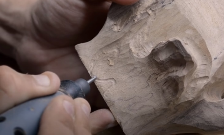 power carve shark head wavy effect
