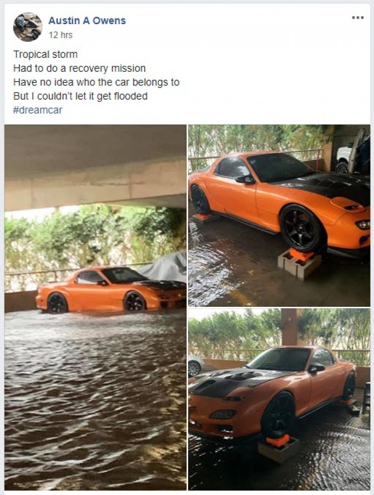 Mississippi Hero Rescues Stranger's Mazda RX-7 From a Flood Mississippi Hero Rescues Stranger's Mazda RX-7 From a Flood