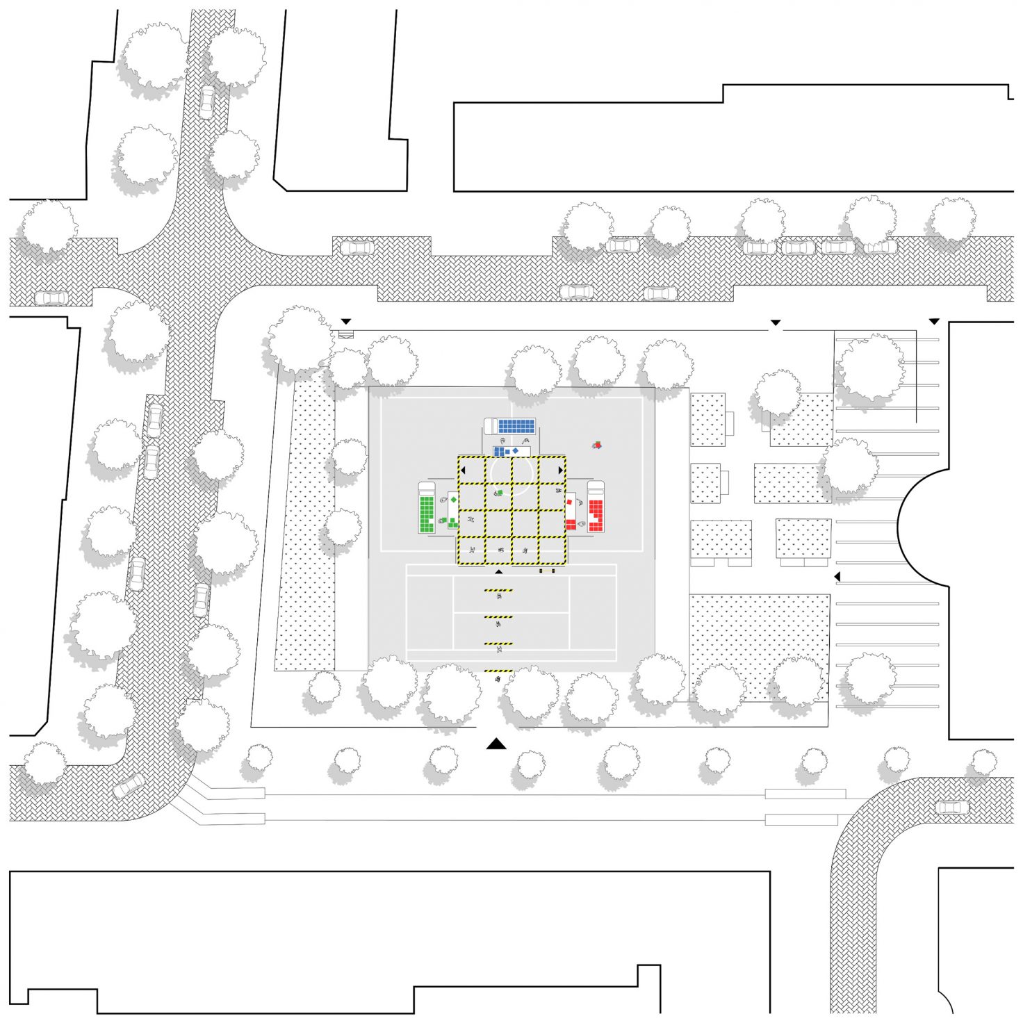 Architects Create Market Design That Ensures Physical Distancing During Lockdowns Architects Create Market Design That Ensures Physical Distancing During Lockdowns