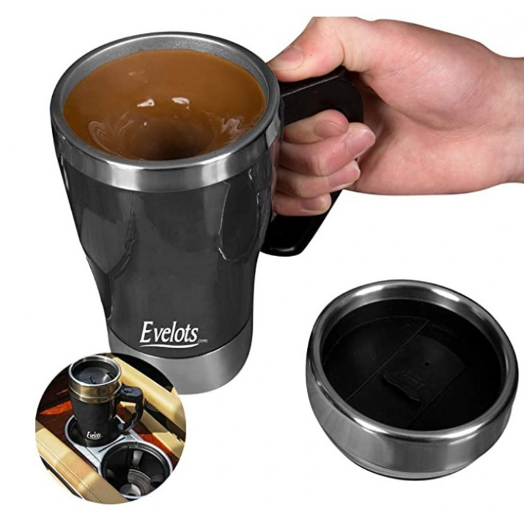 lazy inventions self stirring mug