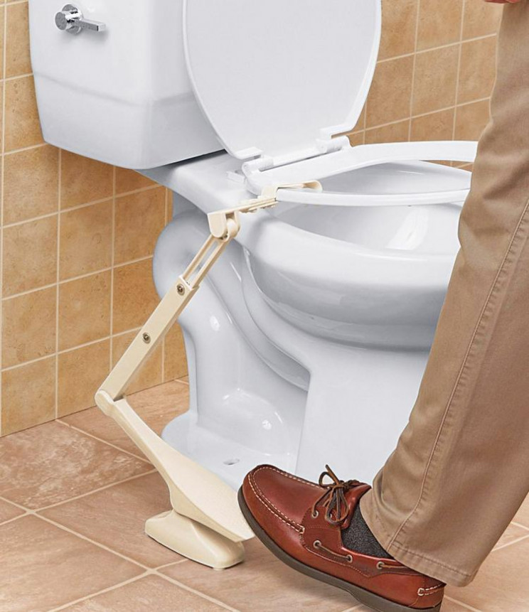 lazy inventions toilet pedal