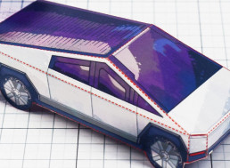 You Can Create Your Very Own Paper Tesla Cybertruck