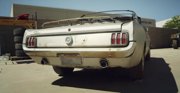 Jason Momoa Restores Wife's 1965 Ford Mustang, Her First Car Jason Momoa Restores Wife's 1965 Ford Mustang, Her First Car