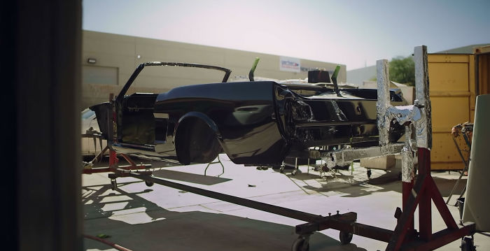 Jason Momoa Restores Wife's 1965 Ford Mustang, Her First Car Jason Momoa Restores Wife's 1965 Ford Mustang, Her First Car