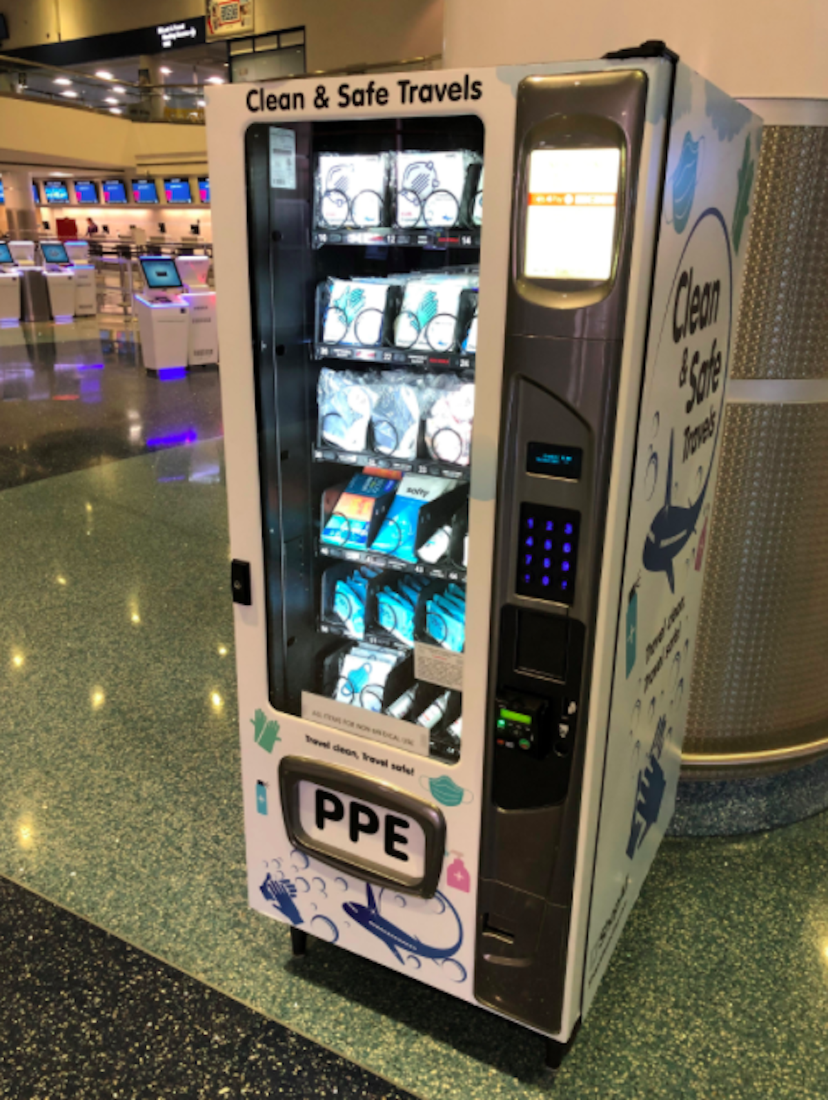 Vegas Airport Installs Vending Machines to Sell PPE, Receives Mixed Reviews Vegas Airport Installs Vending Machines to Sell PPE, Receives Mixed Reviews