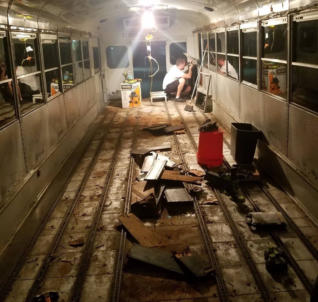 This Couple Converted a School Bus Into Their Dream Travel House This Couple Converted a School Bus Into Their Dream Travel House