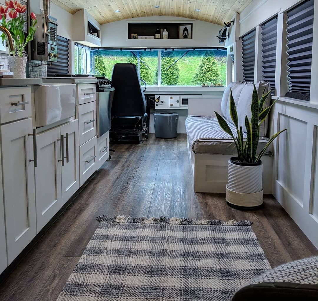 This Couple Converted a School Bus Into Their Dream Travel House This Couple Converted a School Bus Into Their Dream Travel House