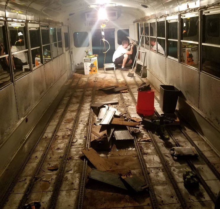 This Couple Converted a School Bus Into Their Dream Travel House This Couple Converted a School Bus Into Their Dream Travel House