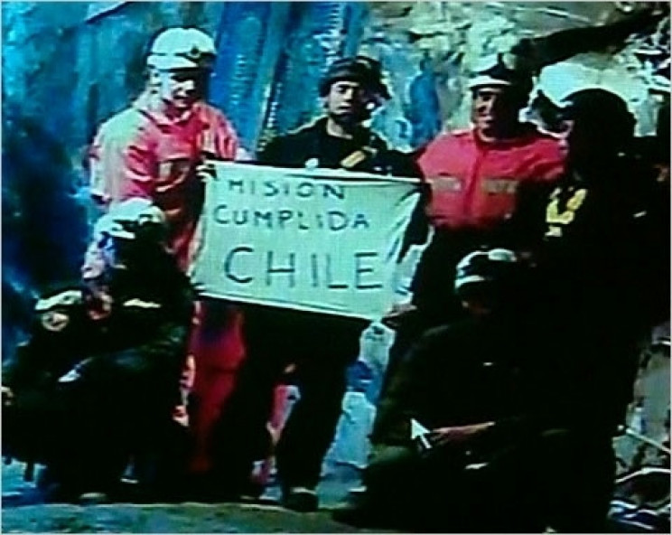 Rescuers hold Rescuers hold
