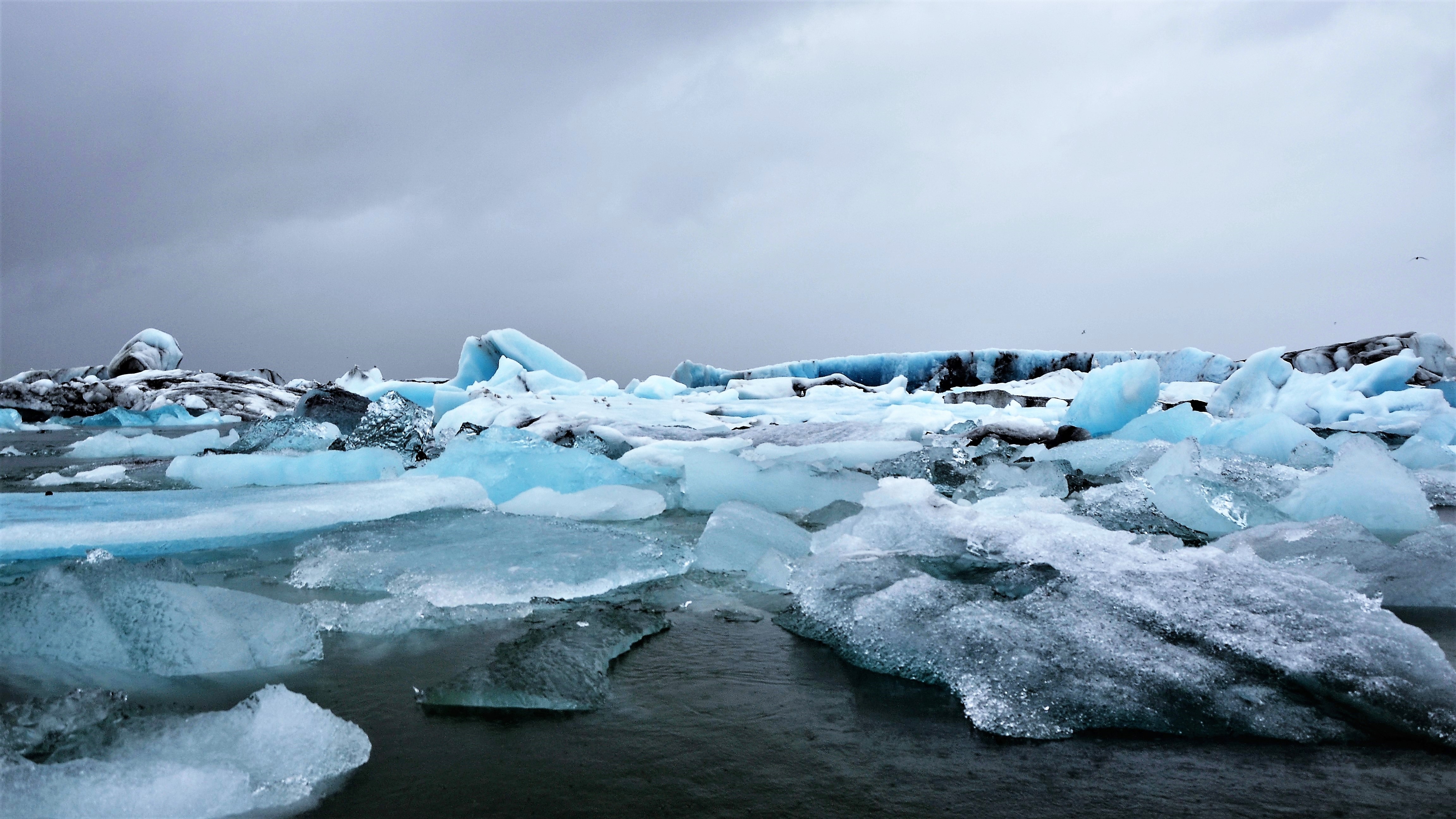 Melting glacier Melting glacier in Iceland