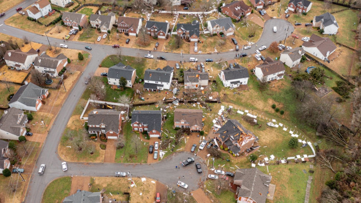 Four Tornadoes Left A Trail of Destruction Across Six States in the US