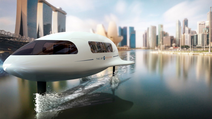 A new hydrogen-powered yacht can soar 3 feet above the water