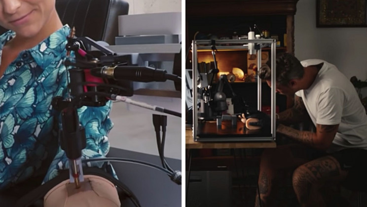Robotic Arm Needles World's First Remote Tattoo in Real-Time
