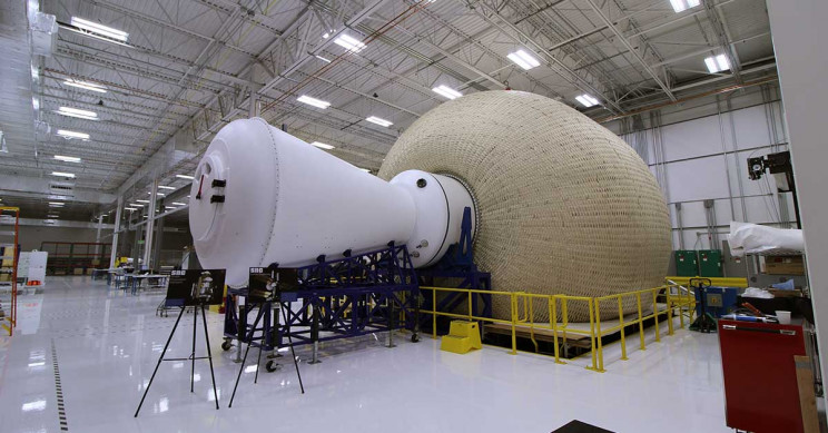 Sierra Nevada Reveals Inflatable Prototype Module for Orbital Moon Station