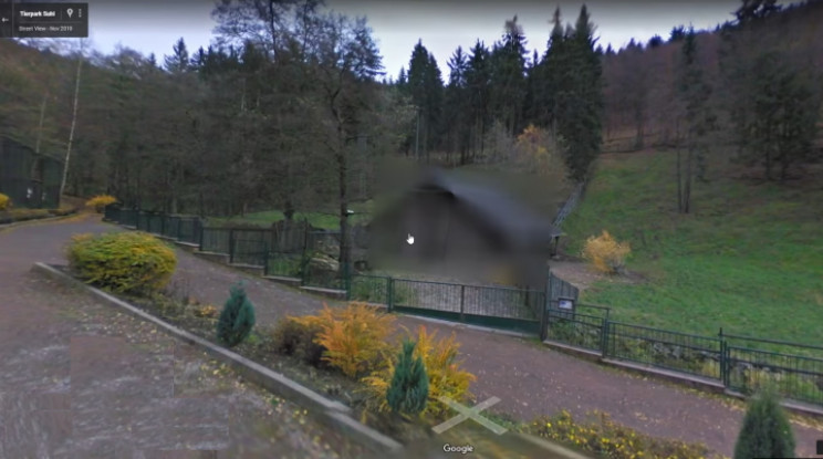 Blurred house Germany Blurred house Germany