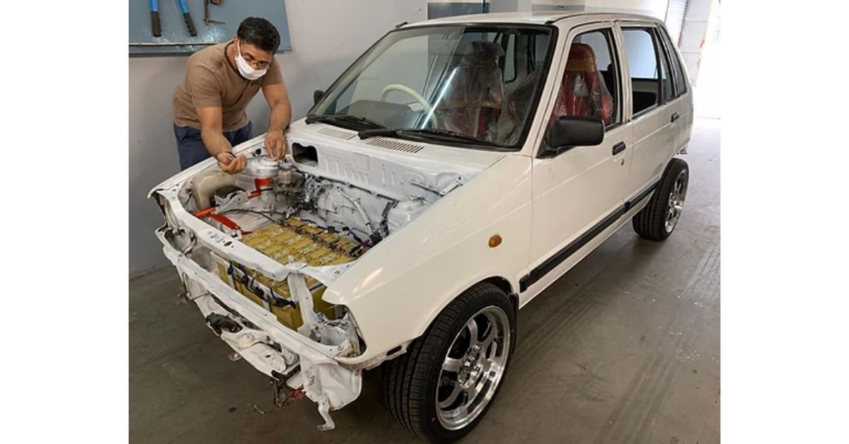 EV-Converted Maruti Suzuki 800 Has More Torque Than Ford F-150 Pickup Truck EV-Converted Maruti Suzuki 800 Has More Torque Than Ford F-150 Pickup Truck