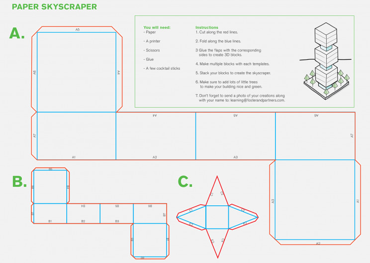Architecture Studio Releases Templates for Children to Create Paper Cities Architecture Studio Releases Templates for Children to Create Paper Cities