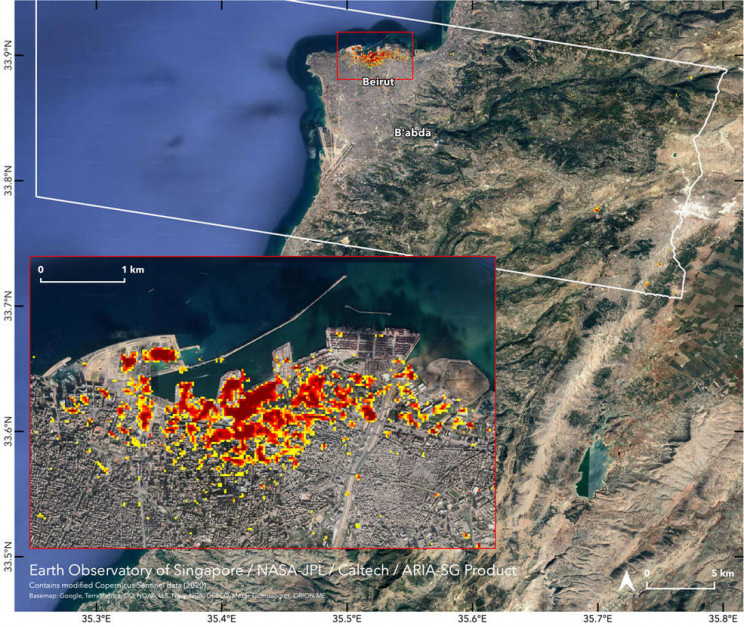 NASA Releases In-Depth Map of Beirut Explosion Damage NASA Releases In-Depth Map of Beirut Explosion Damage