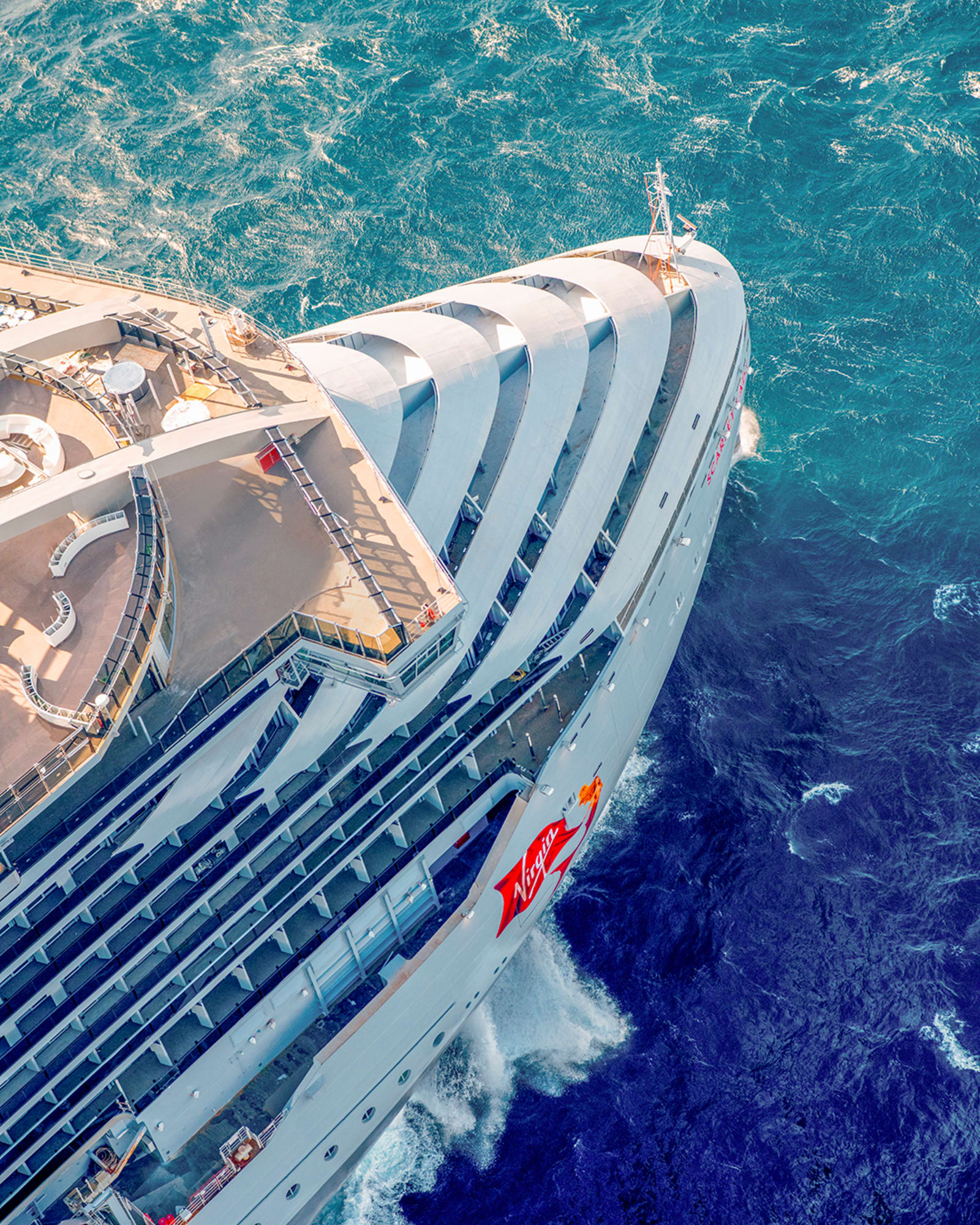 Richard Branson Celebrates Arrival of Virgin Voyages’ First Ship: Scarlet Lady Richard Branson Celebrates Arrival of Virgin Voyages’ First Ship: Scarlet Lady