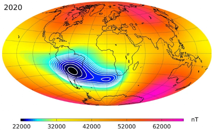 South atlantic anomaly 2020 South atlantic anomaly 2020