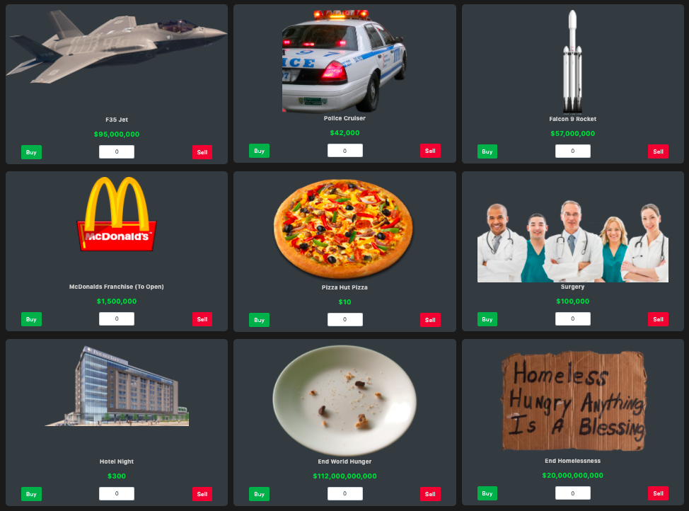 Spend Jeff Bezos' Money and Live Like a Billionaire on This Fantasy Website Spend Jeff Bezos' Money and Live Like a Billionaire on This Fantasy Website
