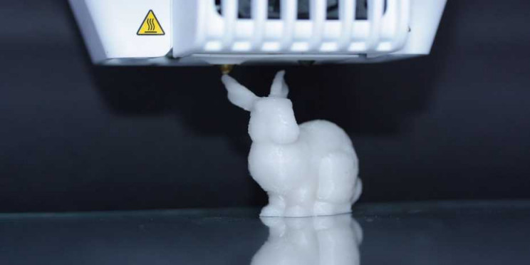 3D Printed Bunny Created with DNA Instructions to Copy Itself