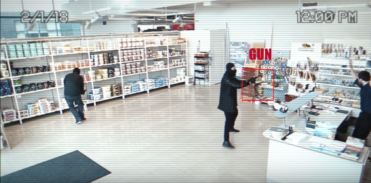 Athena security AI gun detection