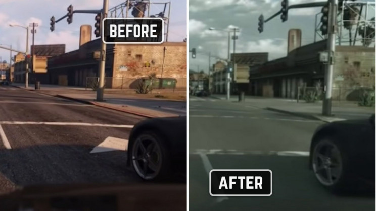 Machine Learning Takes GTA V Photorealism to Never-Before-Seen Levels
