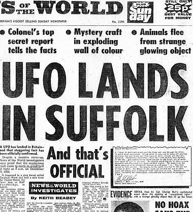 21 Facts About The Unresolved UFO Incident at Rendlesham Forest 21 Facts About The Unresolved UFO Incident at Rendlesham Forest