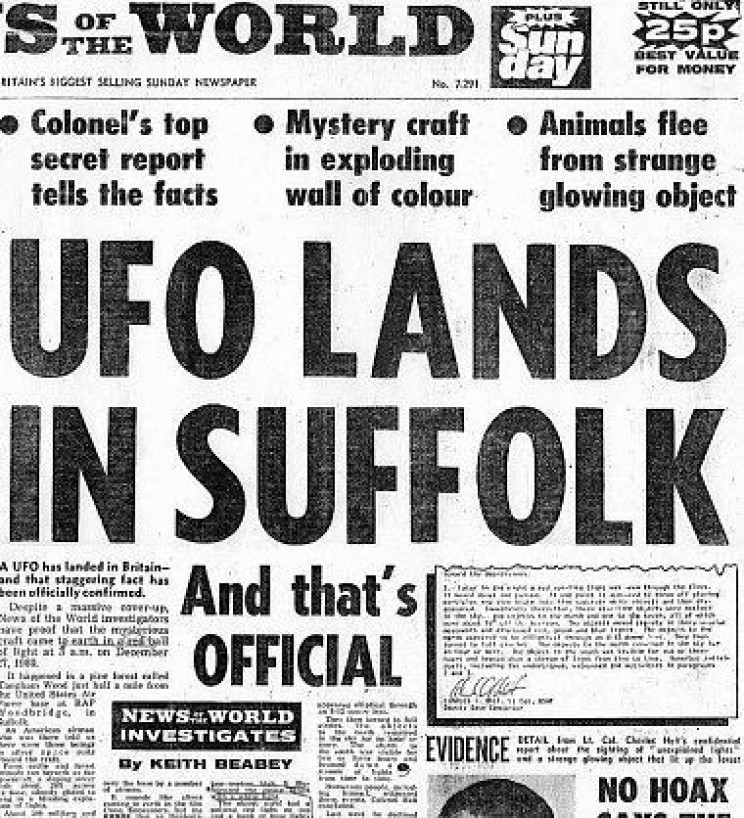 21 Facts About The Unresolved UFO Incident at Rendlesham Forest 21 Facts About The Unresolved UFO Incident at Rendlesham Forest