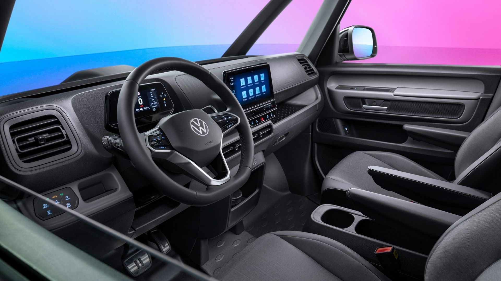 Volkswagen reveals its new van. Welcome to the age of the all-electric microbus. Volkswagen reveals its new van. Welcome to the age of the all-electric microbus.