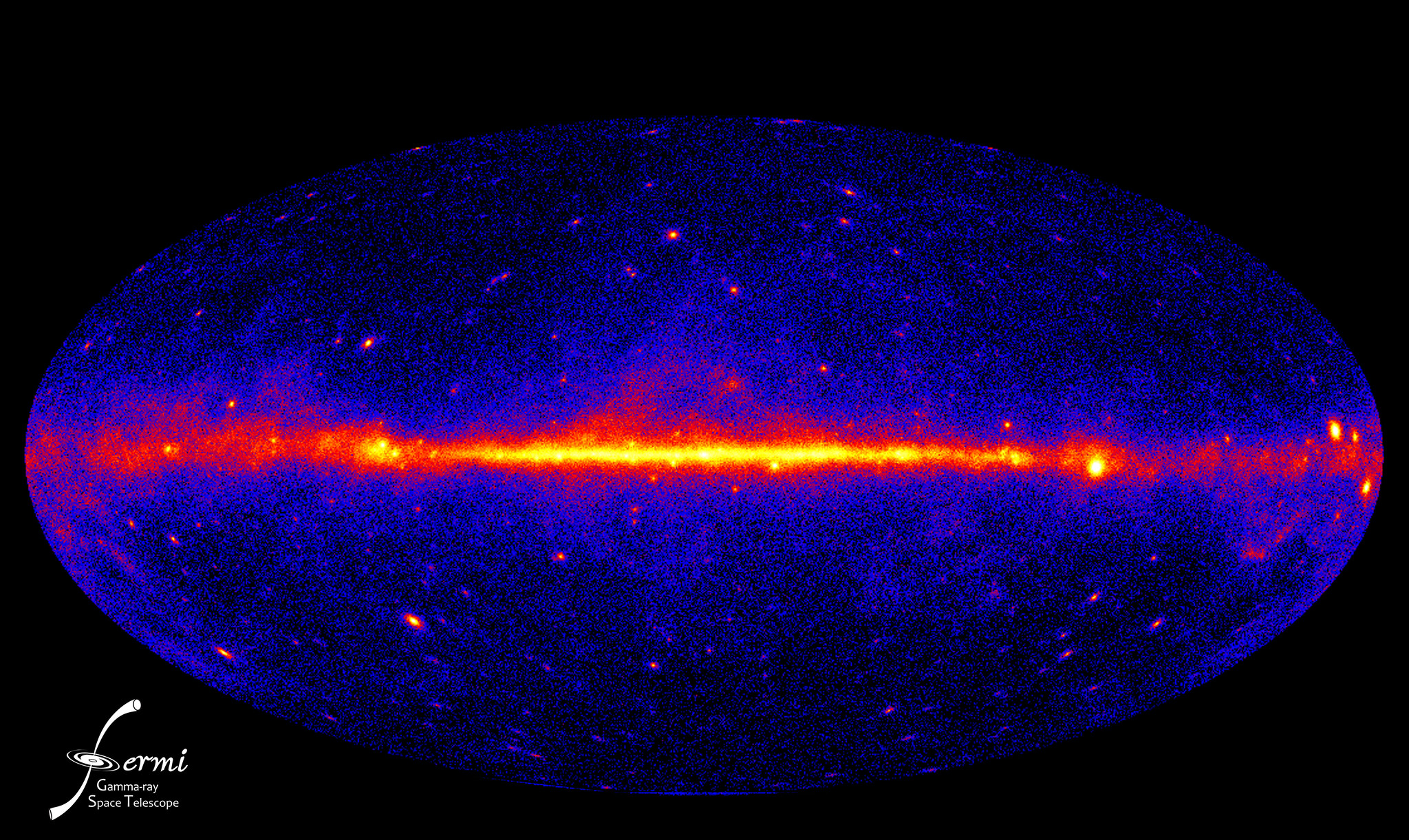 Gamma ray sky by Fermi Gamma ray sky by Fermi