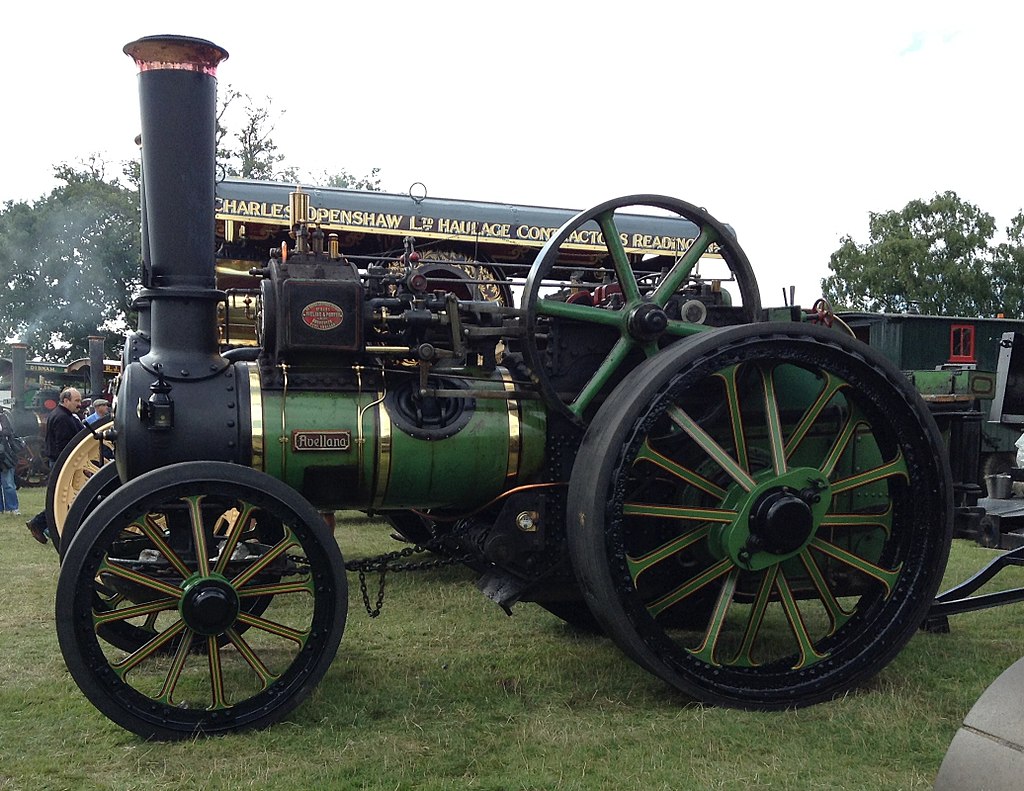 history of construction equipment traction